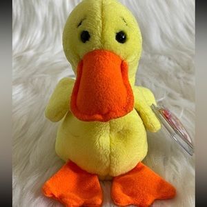 TY Beanie Babies Quackers The Duck
